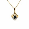 Pendentif Or Jaune Topaze