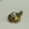 Pendentif or perle de culture