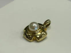 Pendentif or perle de culture