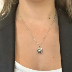 Pendentif Or Perle de Culture