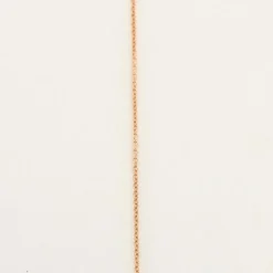 Pendentif or rose, motif papillon