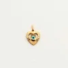 Pendentif or rose oeuil