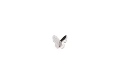 Pendentif papillon en or blanc pavé de diamants