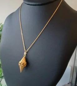 Pendentif pendule en or jaune