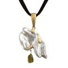 Pendentif perle et tourmaline