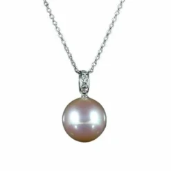 Pendentif Perle rose
