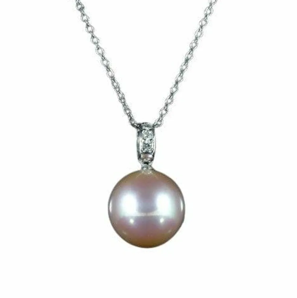 Pendentif Perle rose