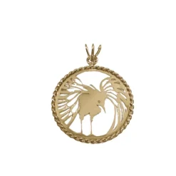 Pendentif Phénix Or Rose