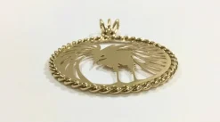 Pendentif Phénix Or Rose