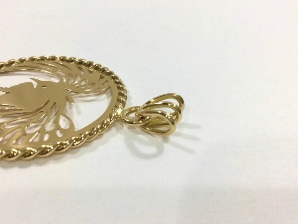 Pendentif Phénix Or Rose