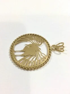 Pendentif Phénix Or Rose