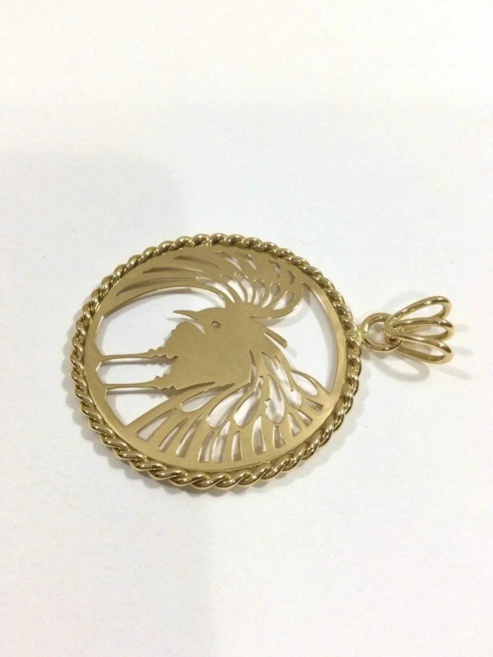 Pendentif Phénix Or Rose