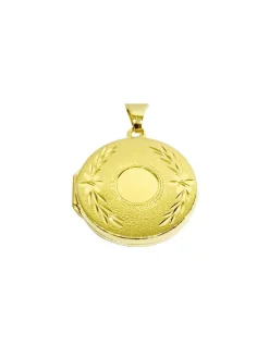 Pendentif photo en or