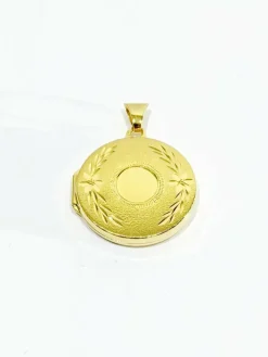 Pendentif photo en or