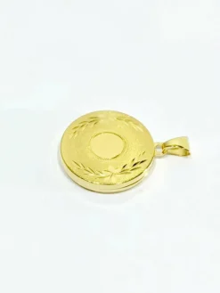 Pendentif photo en or