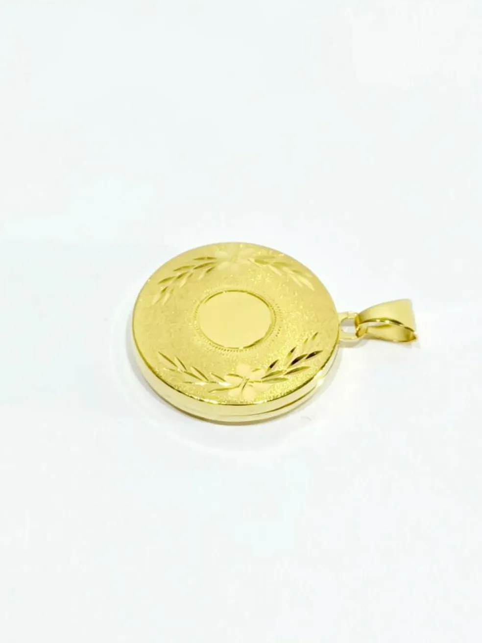 Pendentif photo en or
