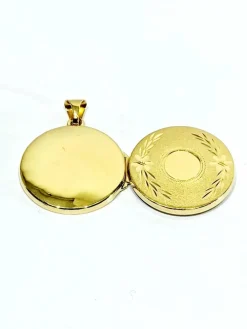 Pendentif photo en or
