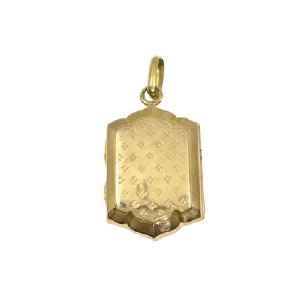 Pendentif Photo Or Rose