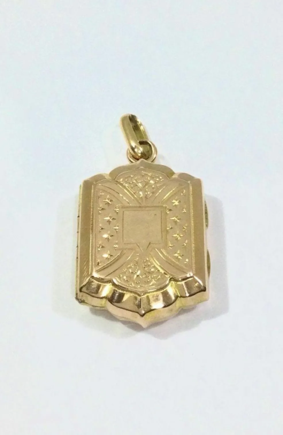 Pendentif Photo Or Rose