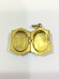 Pendentif Photo Or Rose