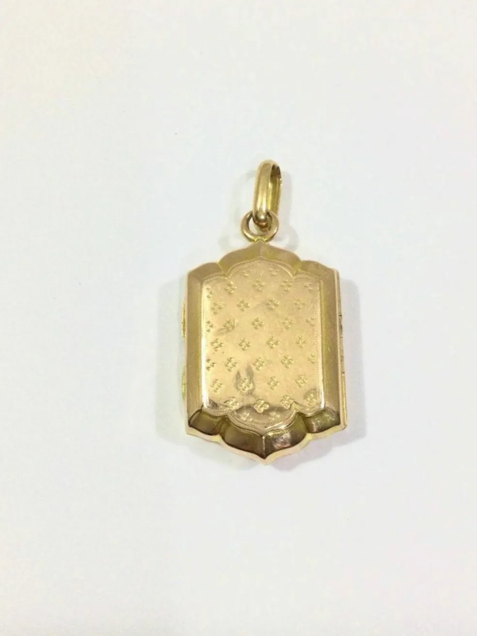 Pendentif Photo Or Rose