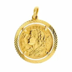 Pendentif pièce de monnaie