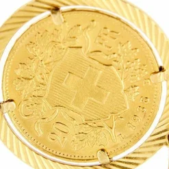 Pendentif pièce de monnaie