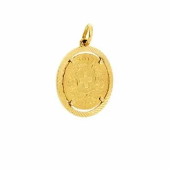 Pendentif pièce de monnaie