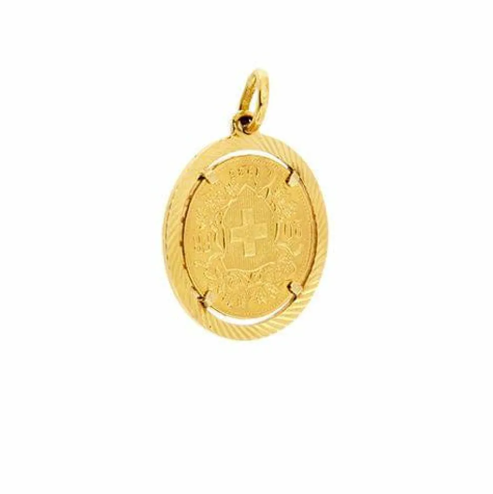 Pendentif pièce de monnaie