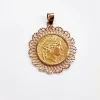 Pendentif pièce or jaune