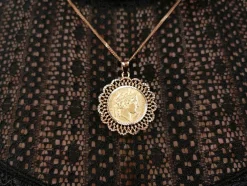 Pendentif pièce or jaune