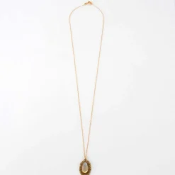 Pendentif Pierre de lune et sa chaine