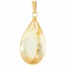 PENDENTIF "POIRE" CITRINE