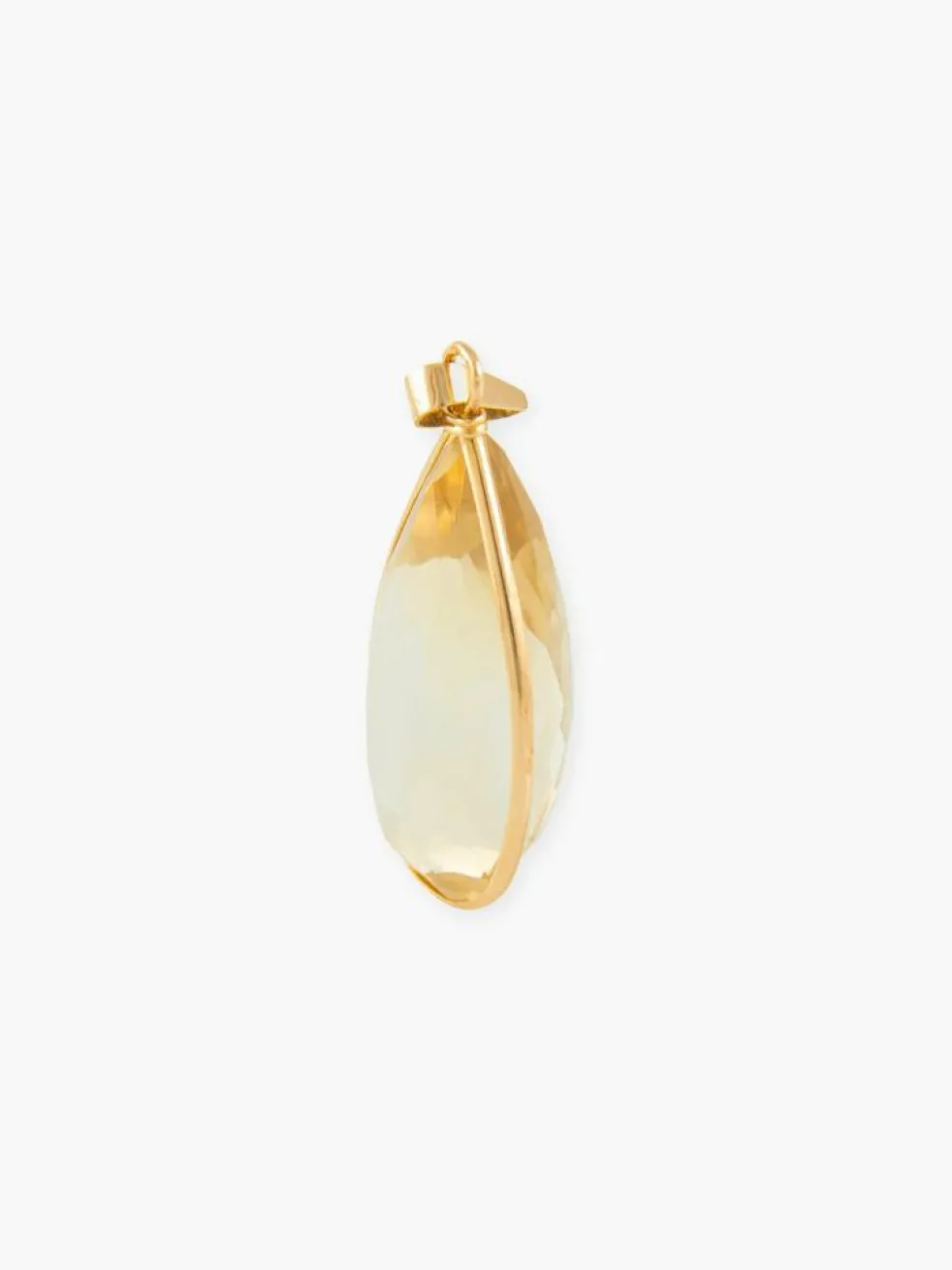 PENDENTIF "POIRE" CITRINE