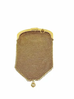 Pendentif porte-monnaie ancien or jaune