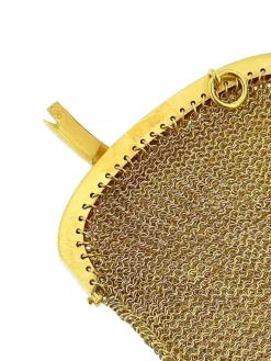 Pendentif porte-monnaie ancien or jaune