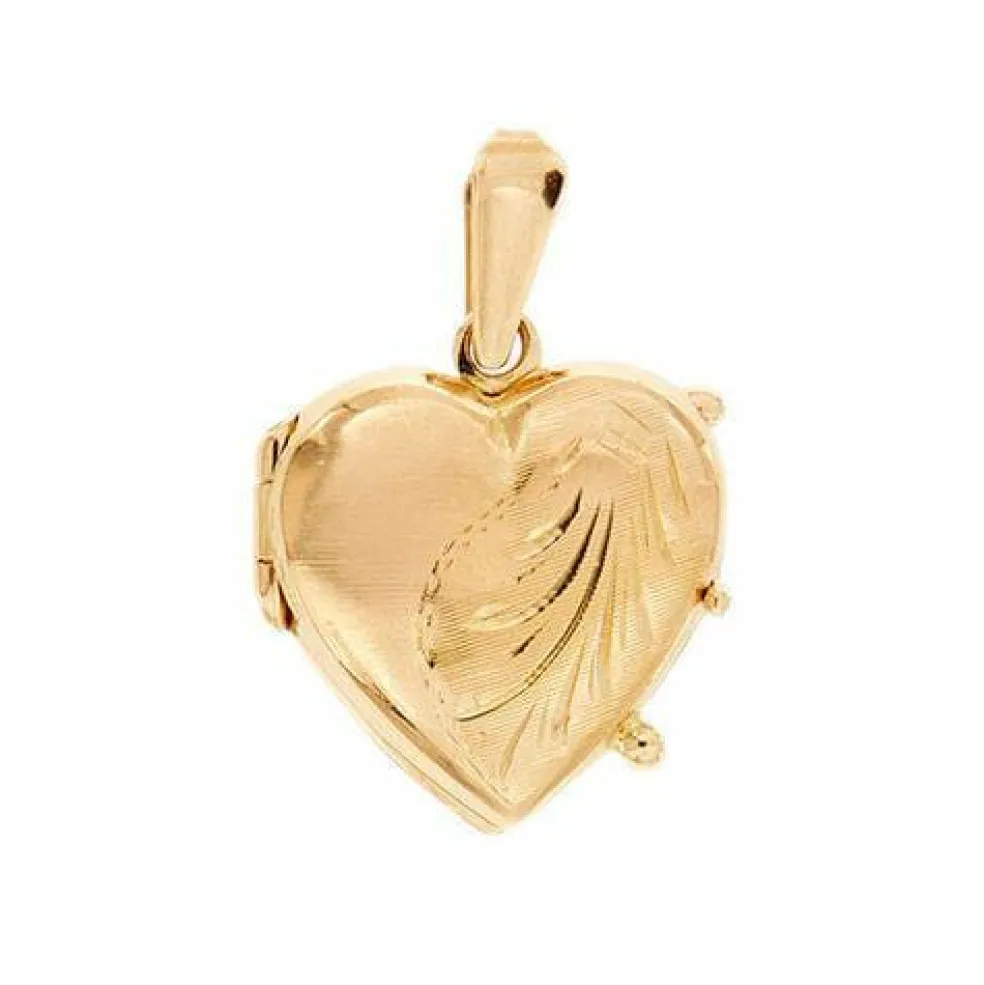 Pendentif porte-photo en forme de cœur ouvrable