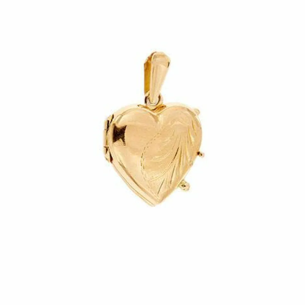 Pendentif porte-photo en forme de cœur ouvrable
