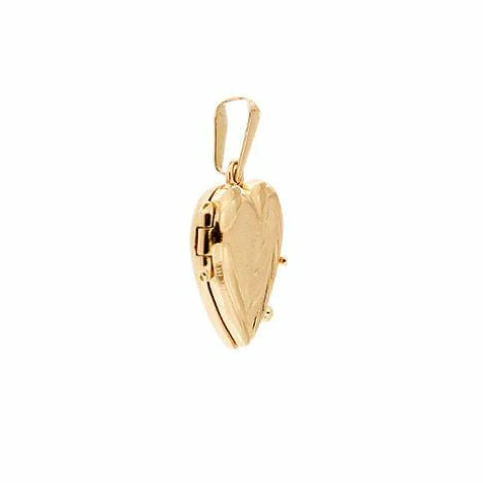 Pendentif porte-photo en forme de cœur ouvrable