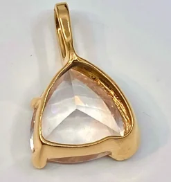 Pendentif Quartz Diamants