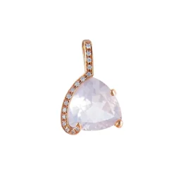 Pendentif Quartz rose