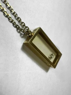 Pendentif rectangle Morabito