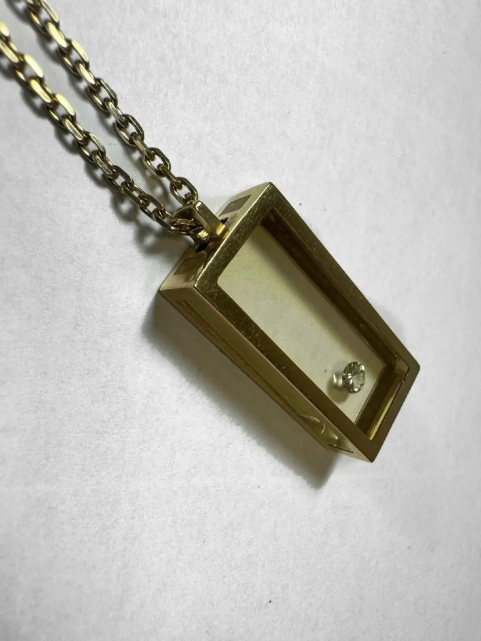 Pendentif rectangle Morabito