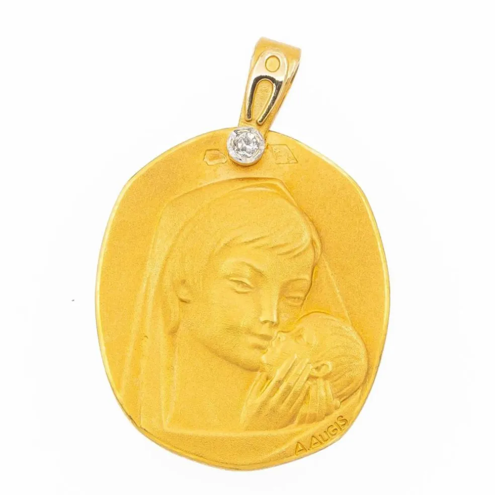 Pendentif Religieux Or jaune Diamant