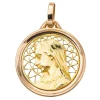 Pendentif Religieux Or jaune, Or rose