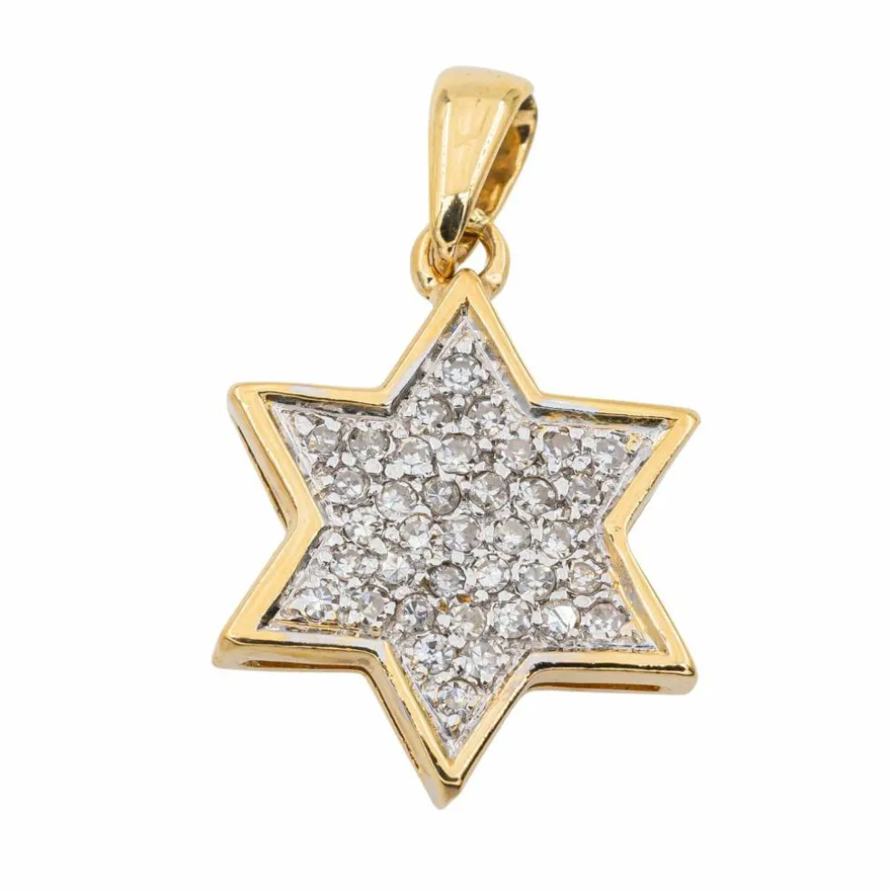 Pendentif Religieux Or jaune Diamant