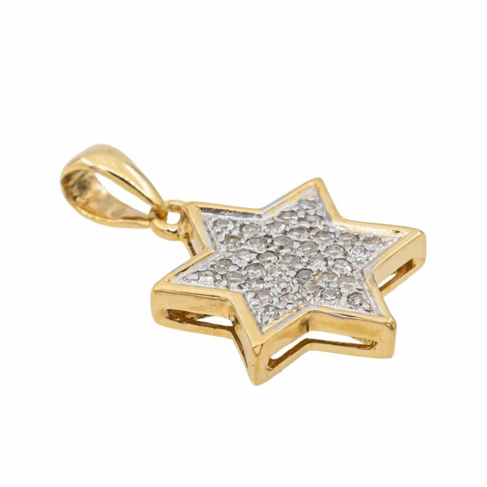 Pendentif Religieux Or jaune Diamant