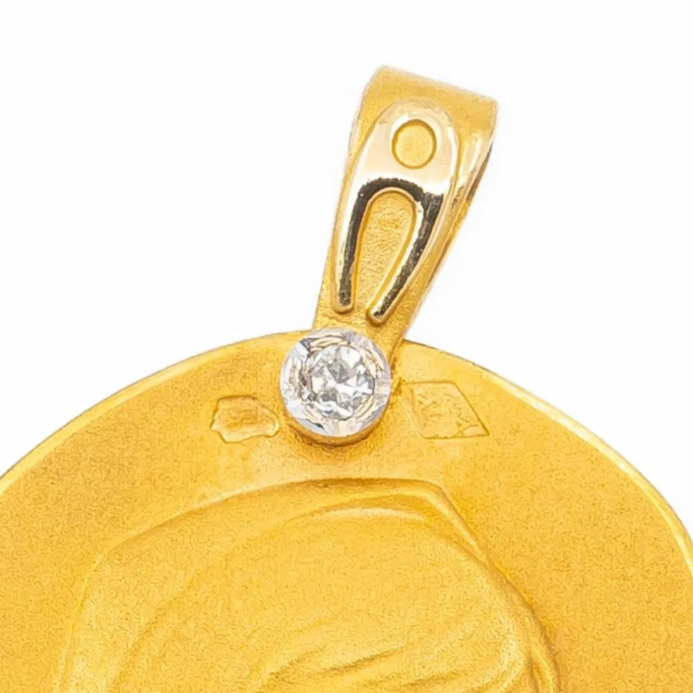 Pendentif Religieux Or jaune Diamant