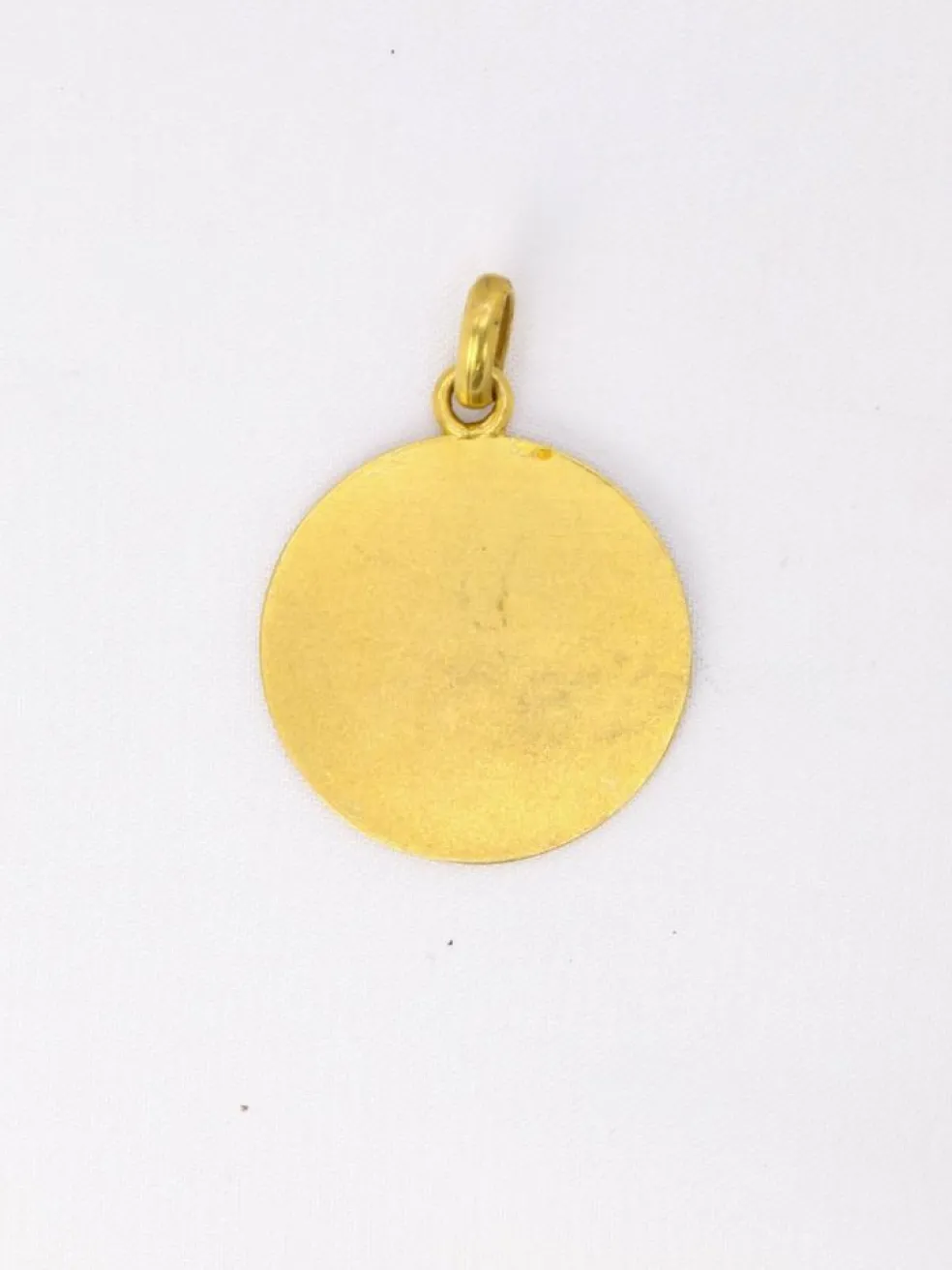 Pendentif religieux vintage Jésus nouveau né or jaune