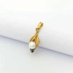 Pendentif Saphir Perle